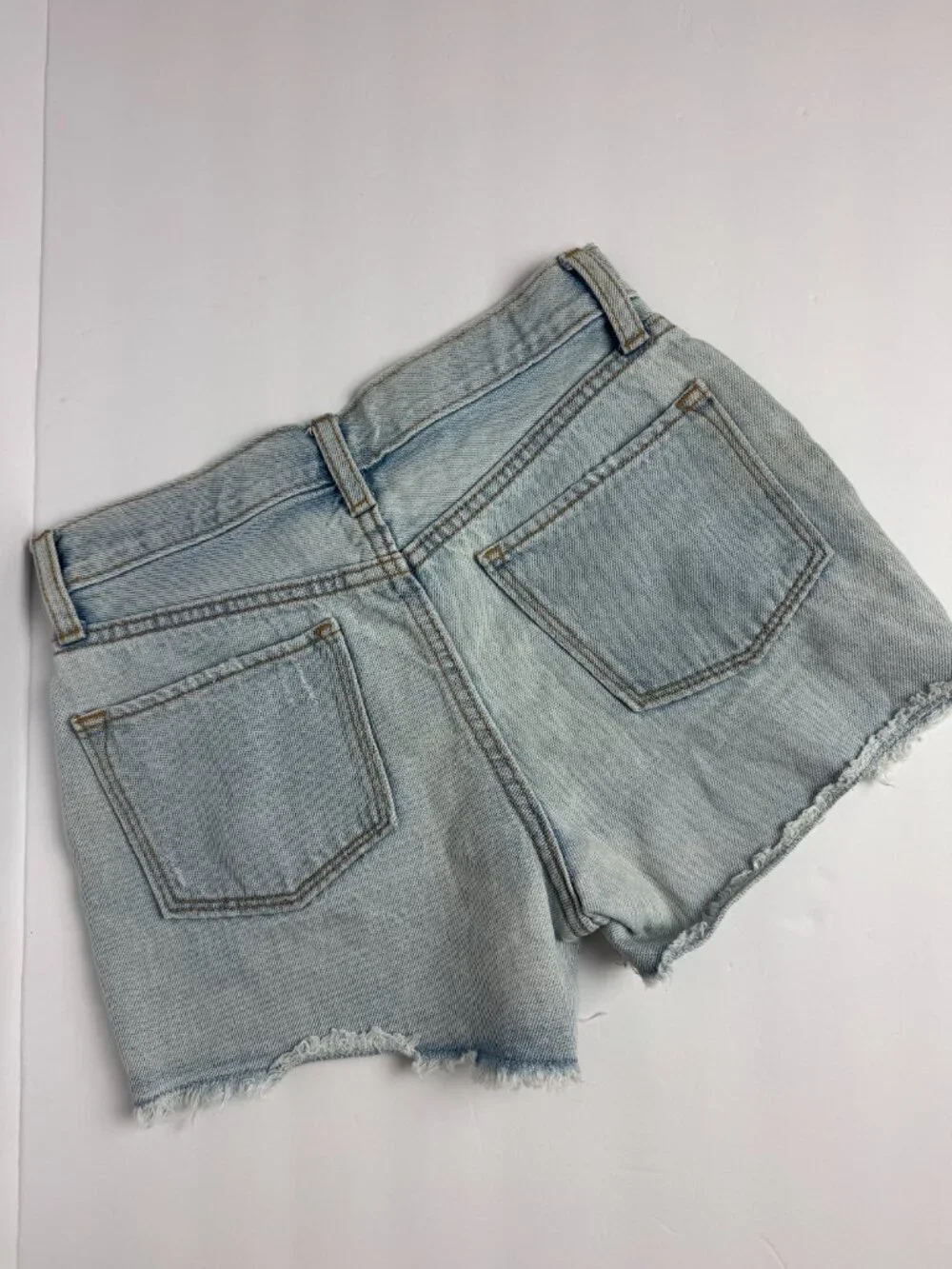 Old Navy Blue Distressed Denim Shorts Girl Size 12